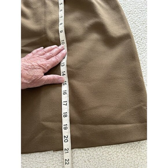 Vintage Karen Morgan Camel Pencil Skirt Size 6 - Picture 6 of 6
